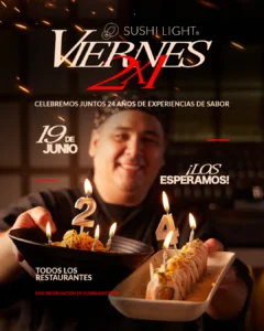Viernes de sushi 2x1 Sushi Light